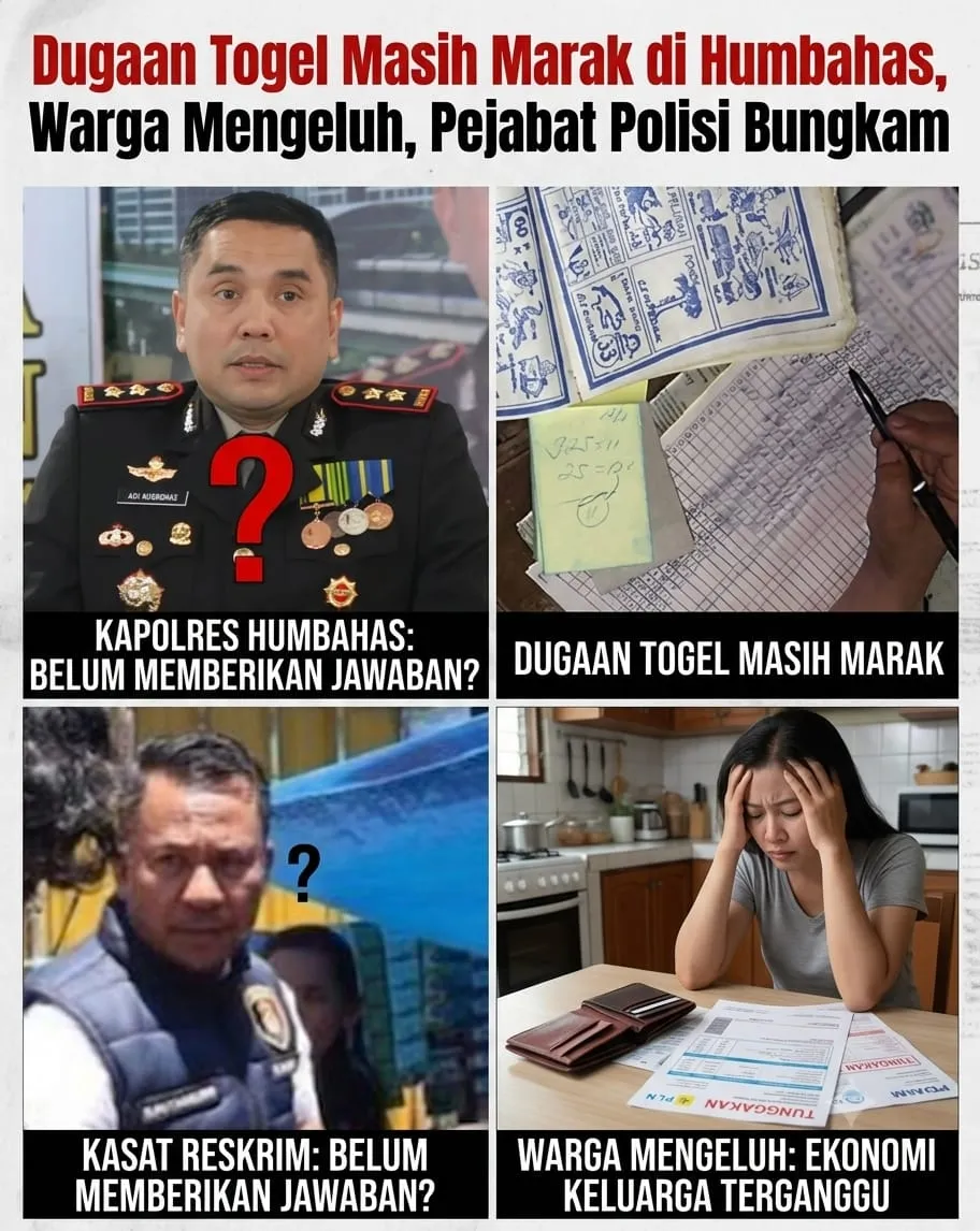 Warga Resah Dugaan Togel di Humbahas, Kapolres dan Kasat Reskrim Belum Beri Tanggapan saat Dikonfirmasi