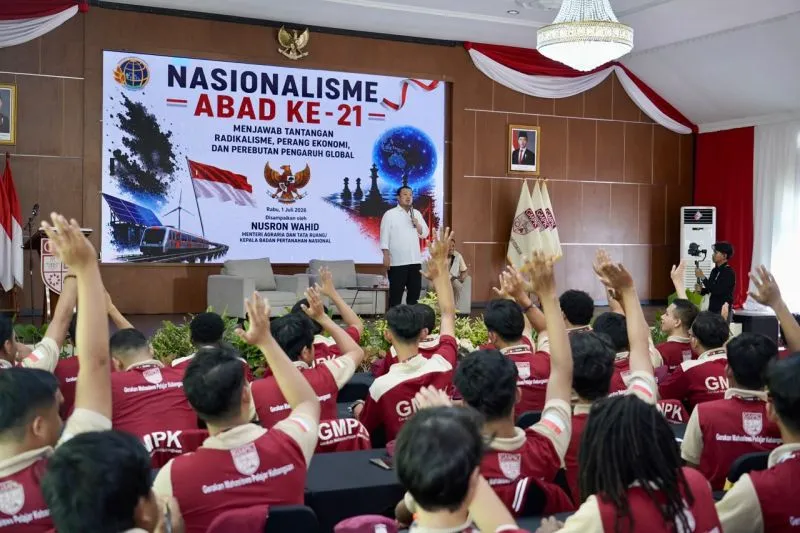 Menteri ATR/BPN Nusron Wahid Ajak Mahasiswa Perkuat Nasionalisme dan Tiga Pilar Ketahanan Bangsa