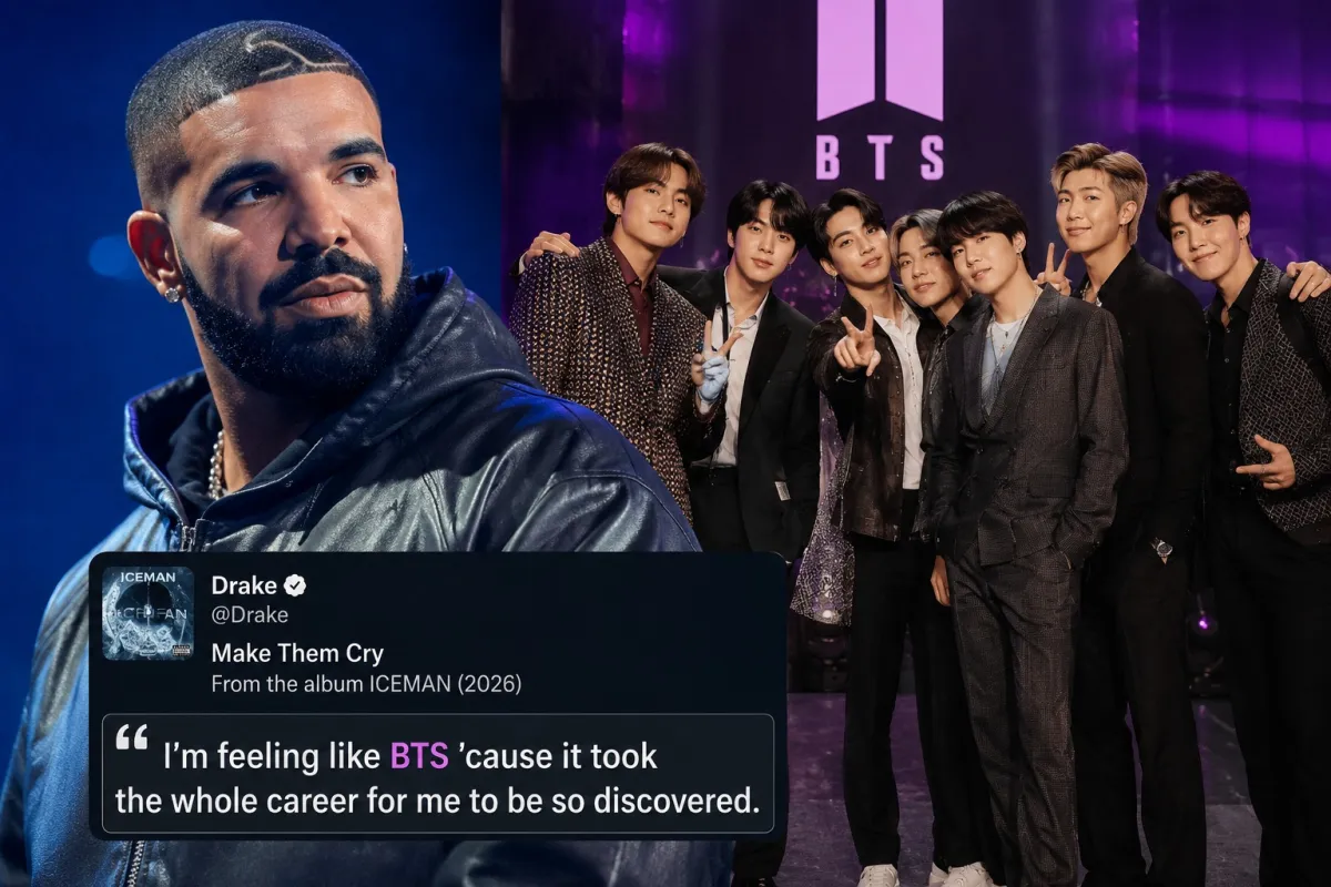 Drake Menyebut BTS dalam Lirik Lagu Baru, Picu Perdebatan di Media Sosial