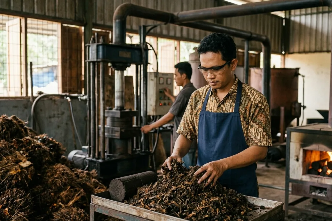 Peneliti Kembangkan Bio-Coke dari Tandan Kosong Kelapa Sawit sebagai Alternatif Bahan Bakar Fosil