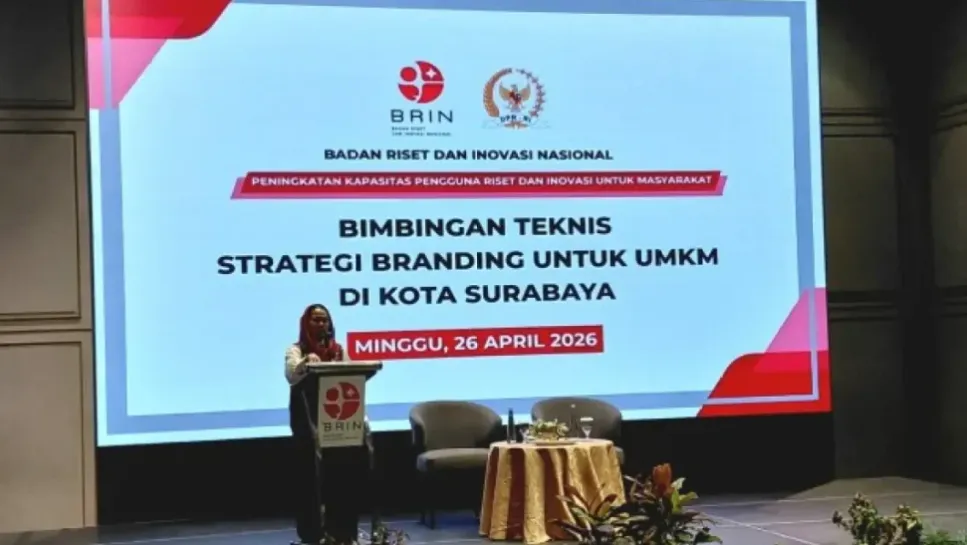 BRIN dan Komisi X DPR RI Gelar Pelatihan Branding UMKM di Surabaya untuk Hadapi Tekanan Ekonomi Global