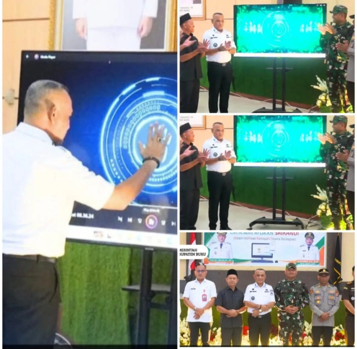 Pemkab Buru Resmi Luncurkan Aplikasi SRIKANDI untuk Penerapan Kearsipan Digital