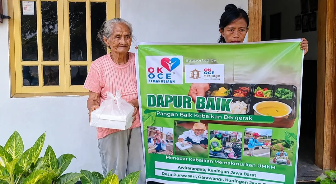 OK OCE Kemanusiaan Jalankan Program Dapur Baik di Kuningan, Libatkan UMKM Kuliner Lokal