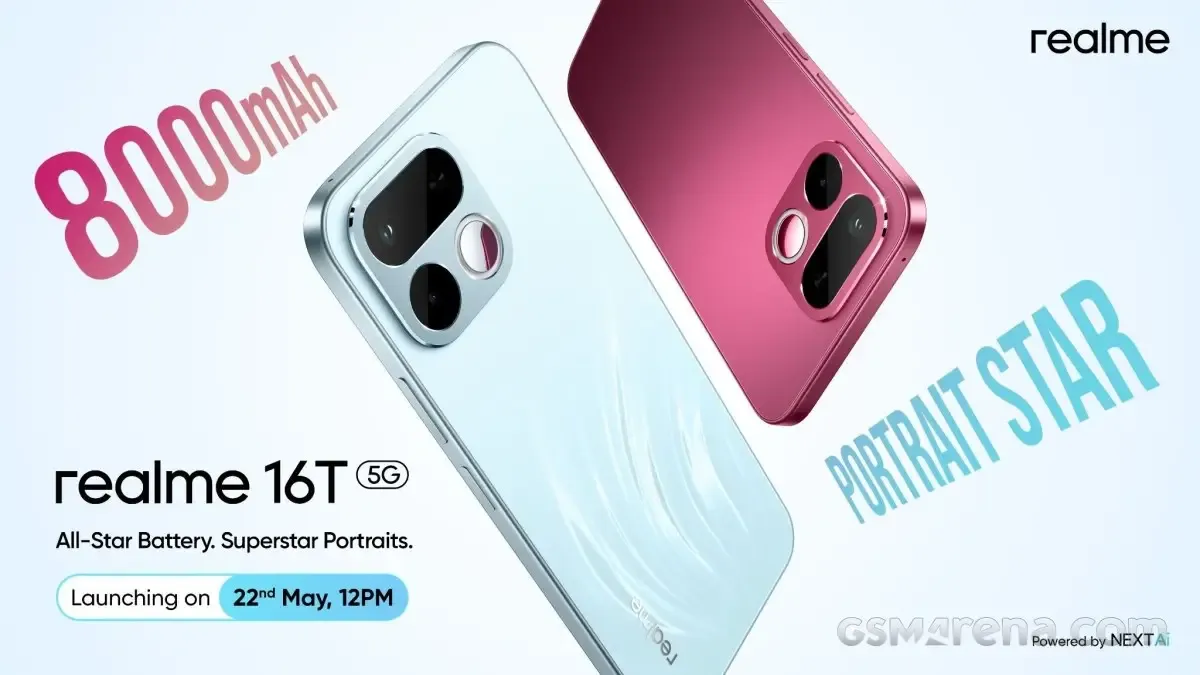 realme 16T Siap Meluncur Global, Andalkan Baterai 8.000 mAh