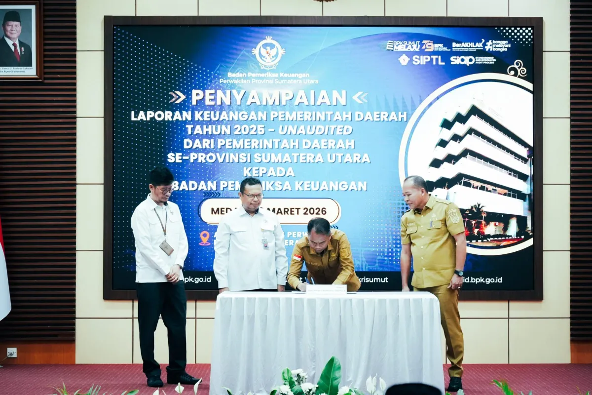 Pemkab Serdang Bedagai Serahkan LKPD 2025 ke BPK Sumut, Tekankan Transparansi dan Akuntabilitas