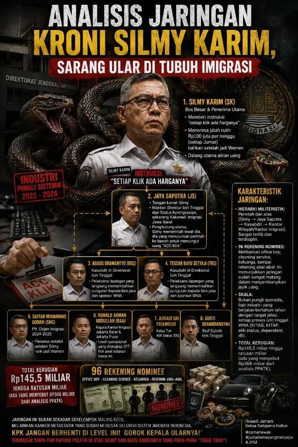 Dugaan Pemerasan Sistemik di Ditjen Imigrasi: KPK Tahan Delapan Orang, Jaringan Disebut Berlapis dari Pusat hingga Lapangan