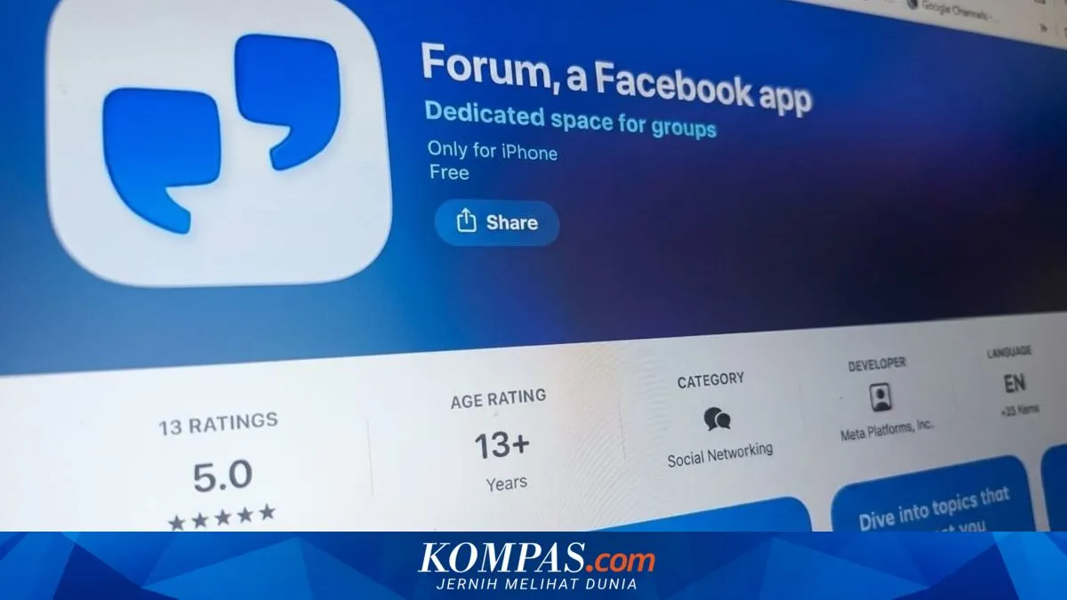 Meta Rilis Aplikasi Forum, Ruang Diskusi Terpisah yang Mirip Reddit