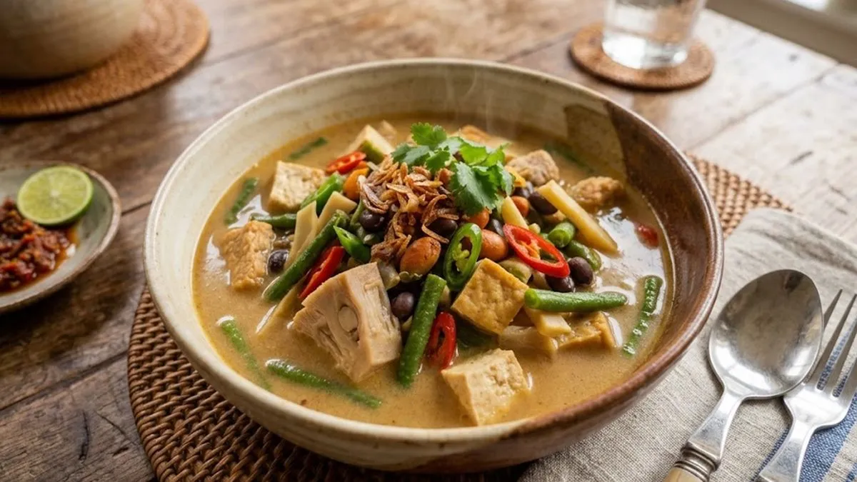 Resep Sayur Lodeh Segar dengan Kuah Santan Encer dan Susu untuk Menu Harian Keluarga