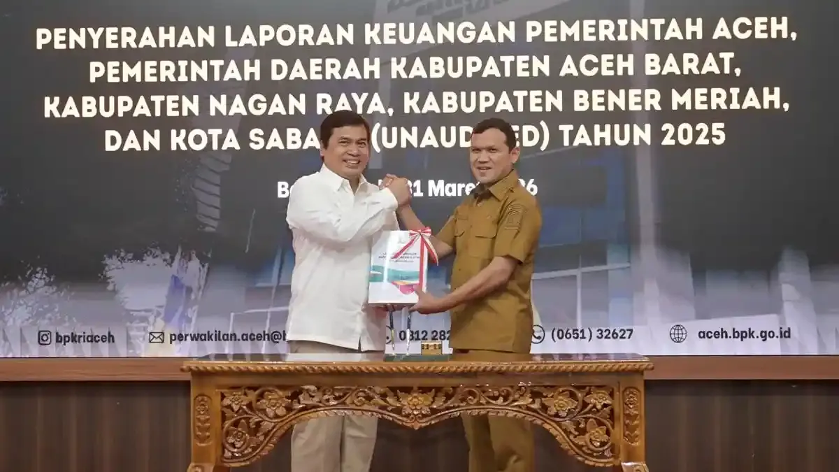 Pemerintah Aceh Serahkan Laporan Keuangan 2025 ke BPK, Tegaskan Komitmen Transparansi