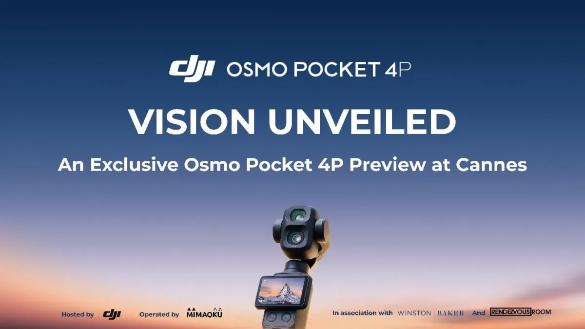 DJI Ungkap Osmo Pocket 4P di Cannes, Diklaim Bawa Peningkatan untuk Kebutuhan Profesional