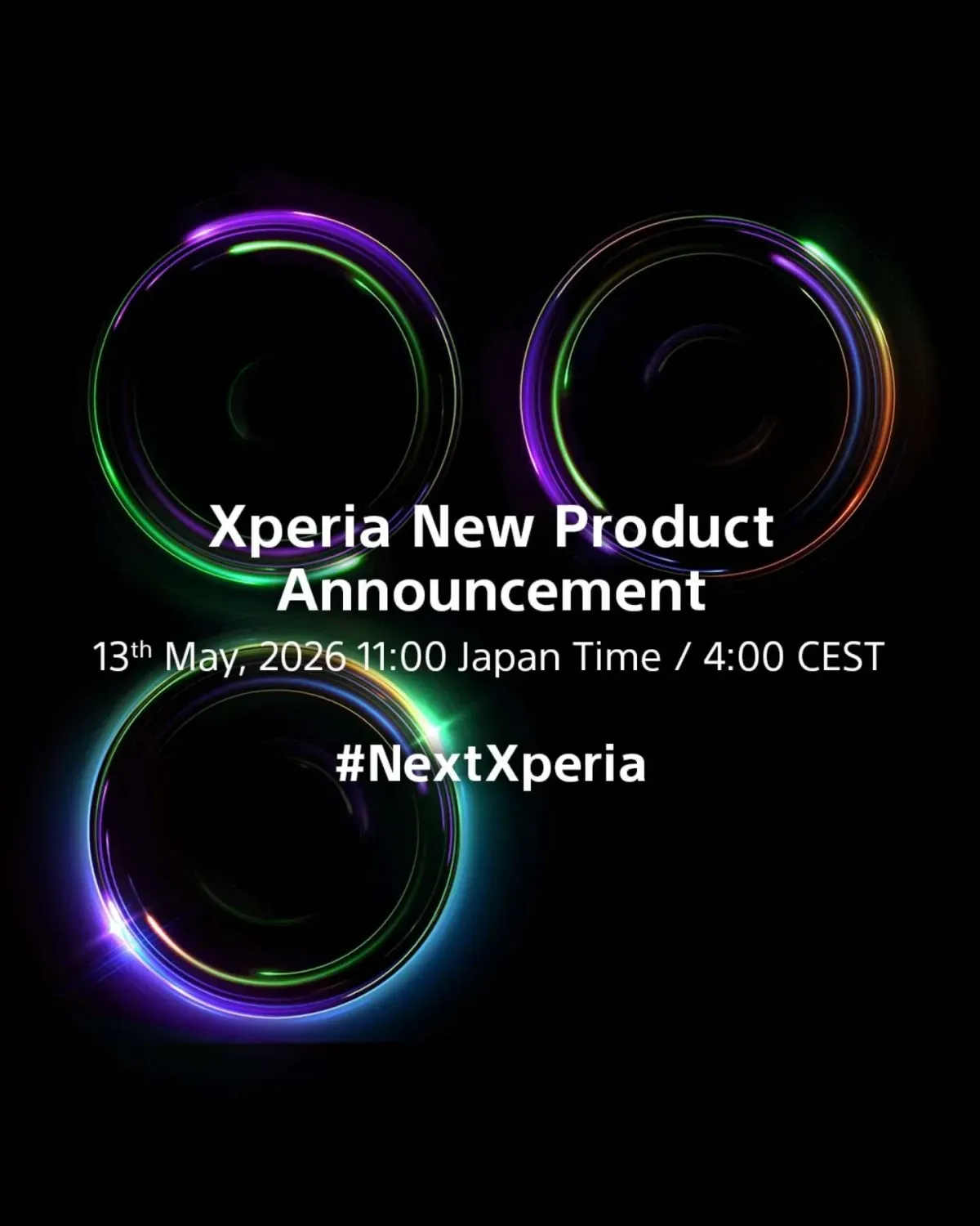 Sony Umumkan Debut Xperia 1 VIII pada 13 Mei 2026, Bawa Desain Kamera Baru