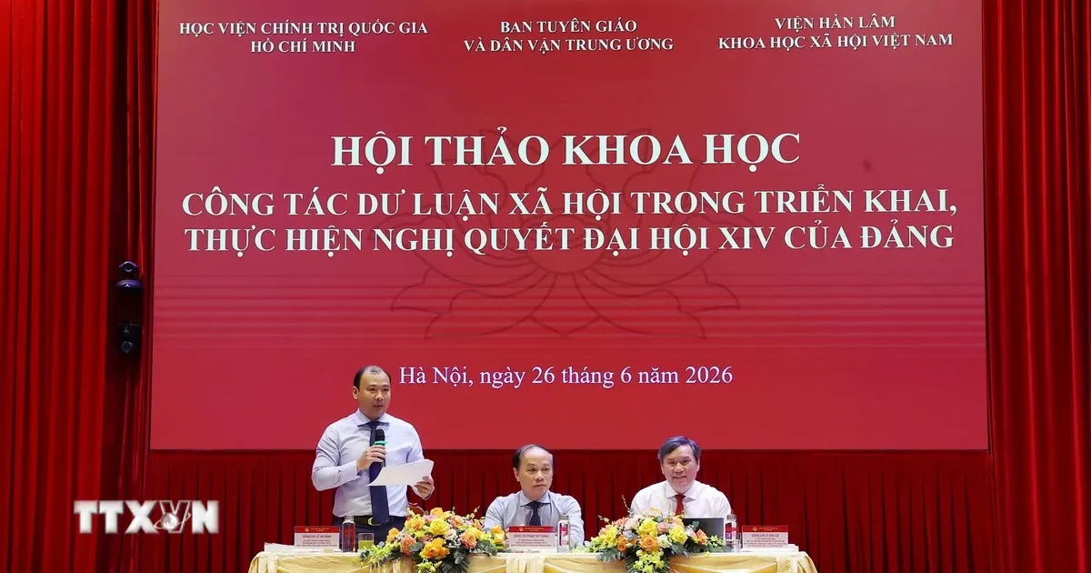 Seminar di Hanoi Bahas Peran Opini Publik dalam Implementasi Resolusi Kongres Partai ke-14