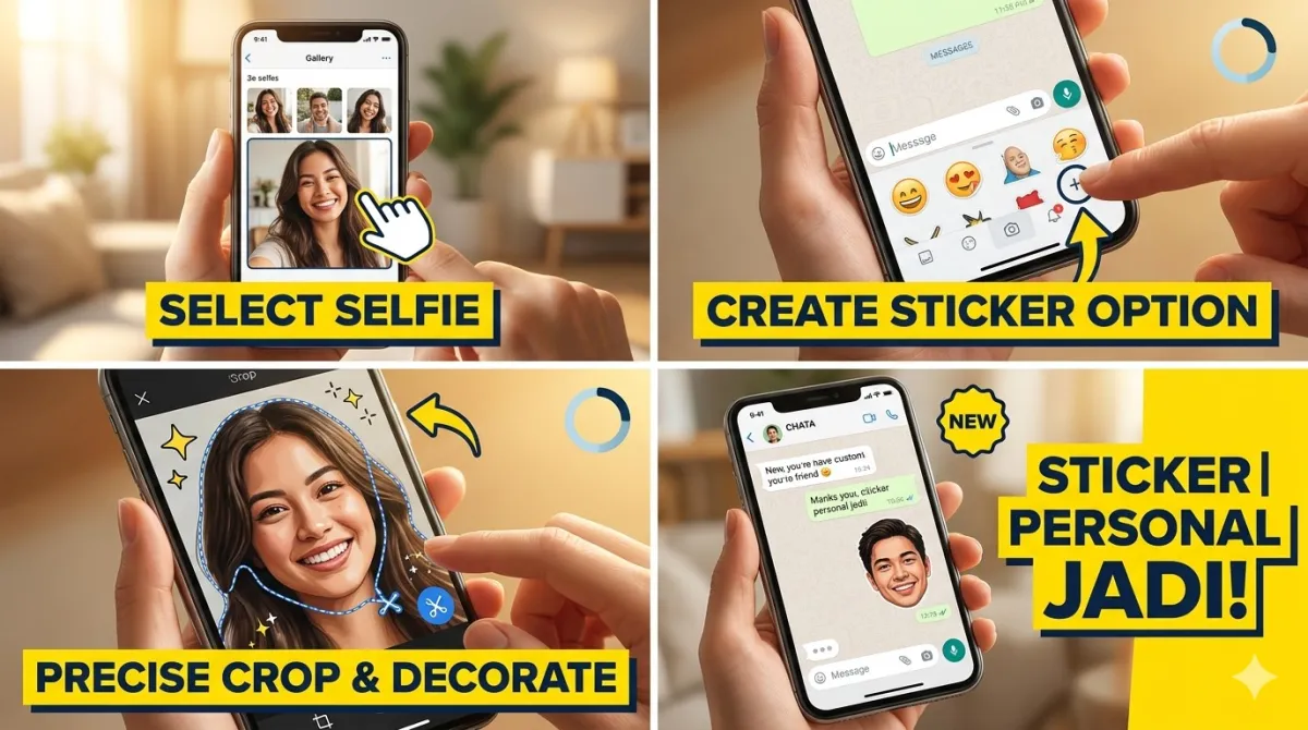 Membuat Stiker WhatsApp dari Foto Sendiri Kini Bisa Tanpa Aplikasi Tambahan