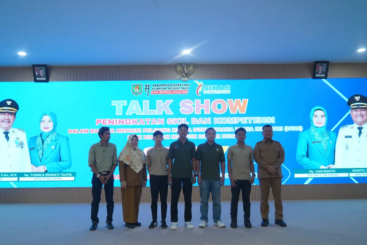 Wabup Asahan Hadiri Talk Show Peningkatan Skill dan Kompetensi untuk Peluang Kerja di DUDI