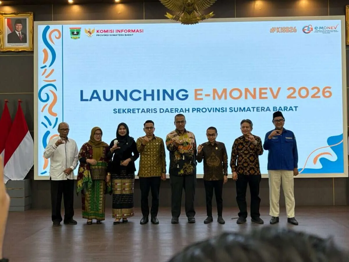 KI Sumbar Luncurkan E-Monev 2026, Evaluasi Keterbukaan Informasi 461 Badan Publik