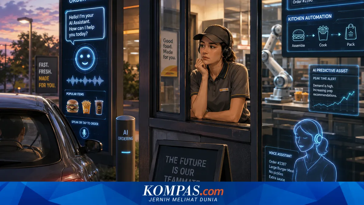 Otomatisasi Drive-Thru: AI Mulai Diuji, Benarkah Akan Menggantikan Pegawai?