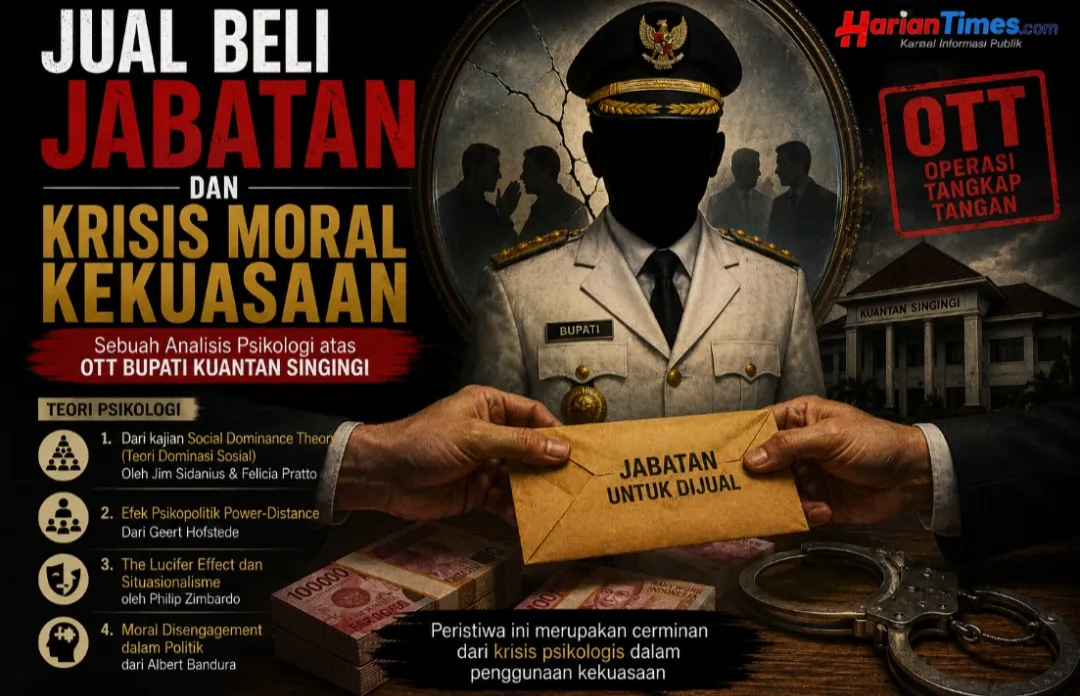 OTT KPK terhadap Bupati Kuantan Singingi: Dugaan Jual Beli Jabatan dan Sorotan atas Krisis Integritas Kekuasaan