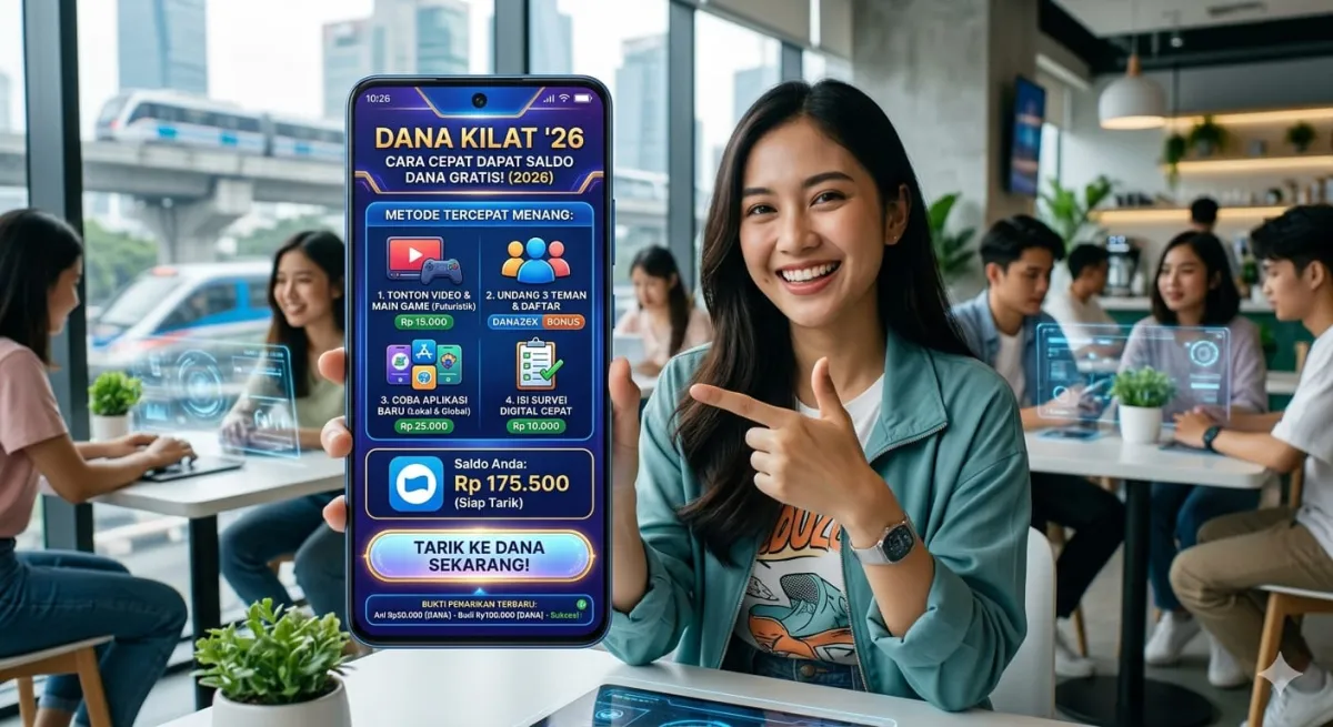 Cara Menambah Saldo DANA Lewat Aplikasi Penghasil Uang dan Fitur Misi Harian di 2026
