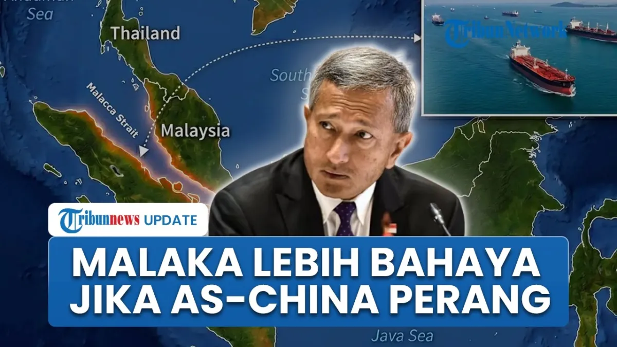 Menlu Singapura: Selat Malaka Bisa Lebih Berisiko daripada Hormuz Jika AS-China Berkonflik