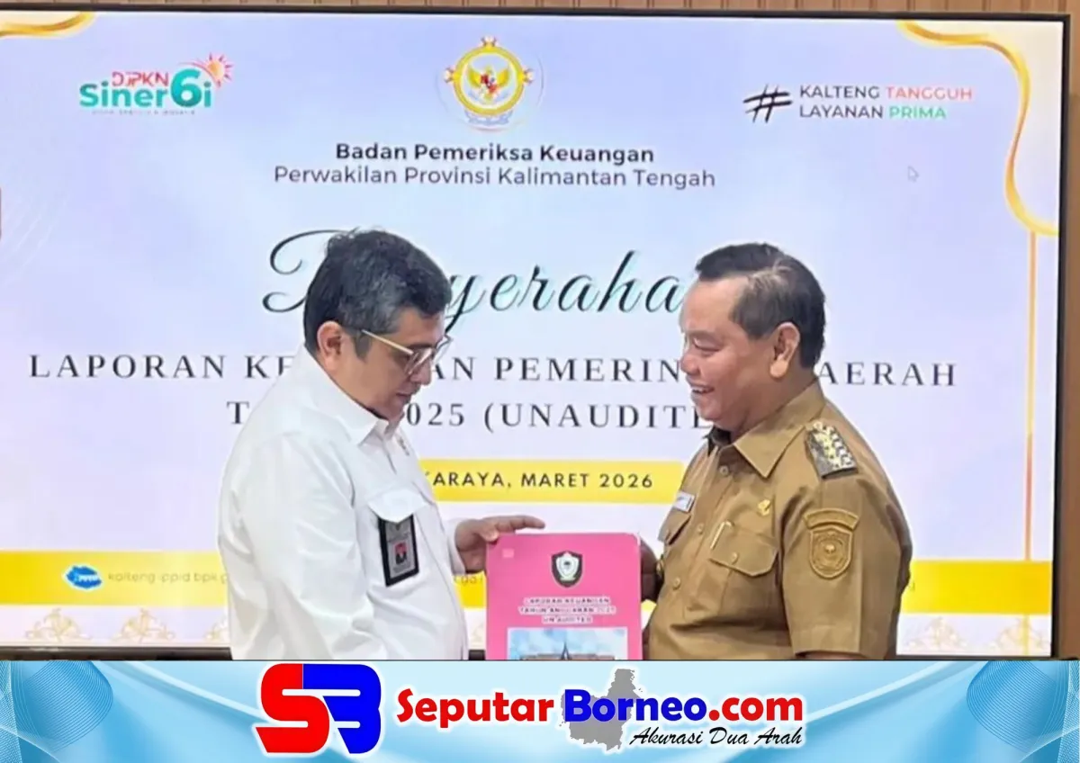 Bupati Kotim Serahkan LKPD 2025 ke BPK Kalteng, Harap Opini WTP Dipertahankan