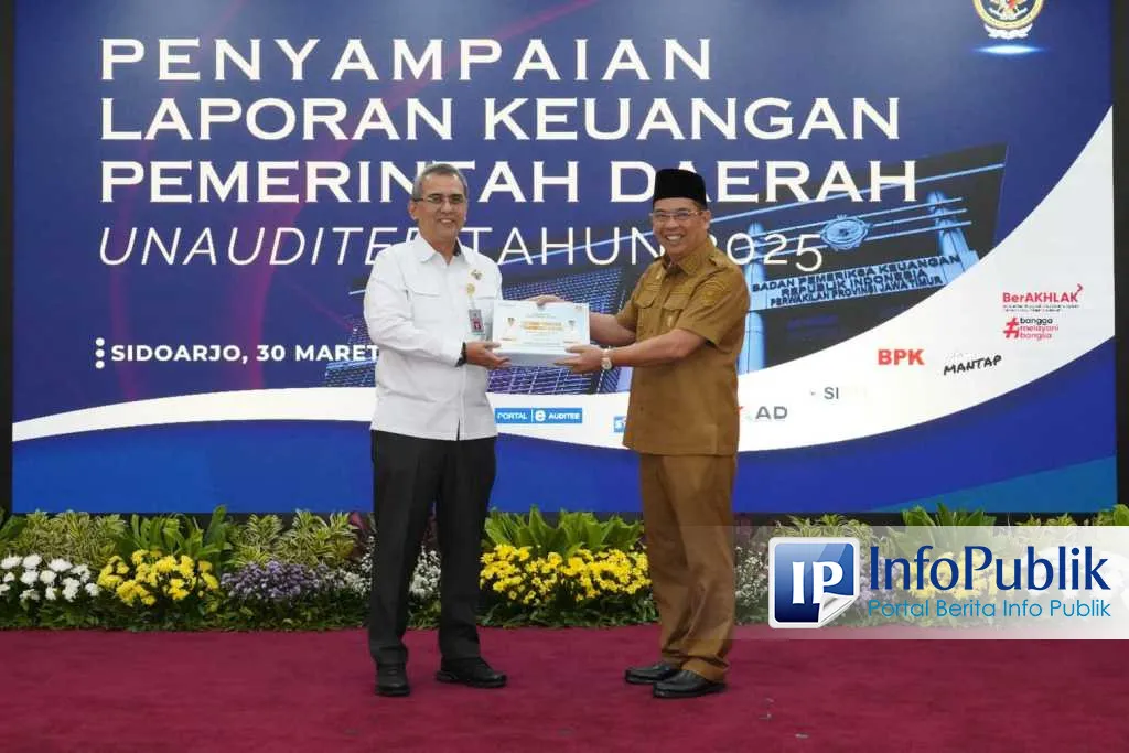 BPK Jatim Mulai Uji Kewajaran LKPD 2025 Setelah Diserahkan Serentak
