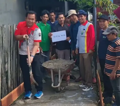 Desa Tanjung Kemala Mulai Pembangunan 2026, Titik Nol Dipancang dan Transparansi Ditekankan
