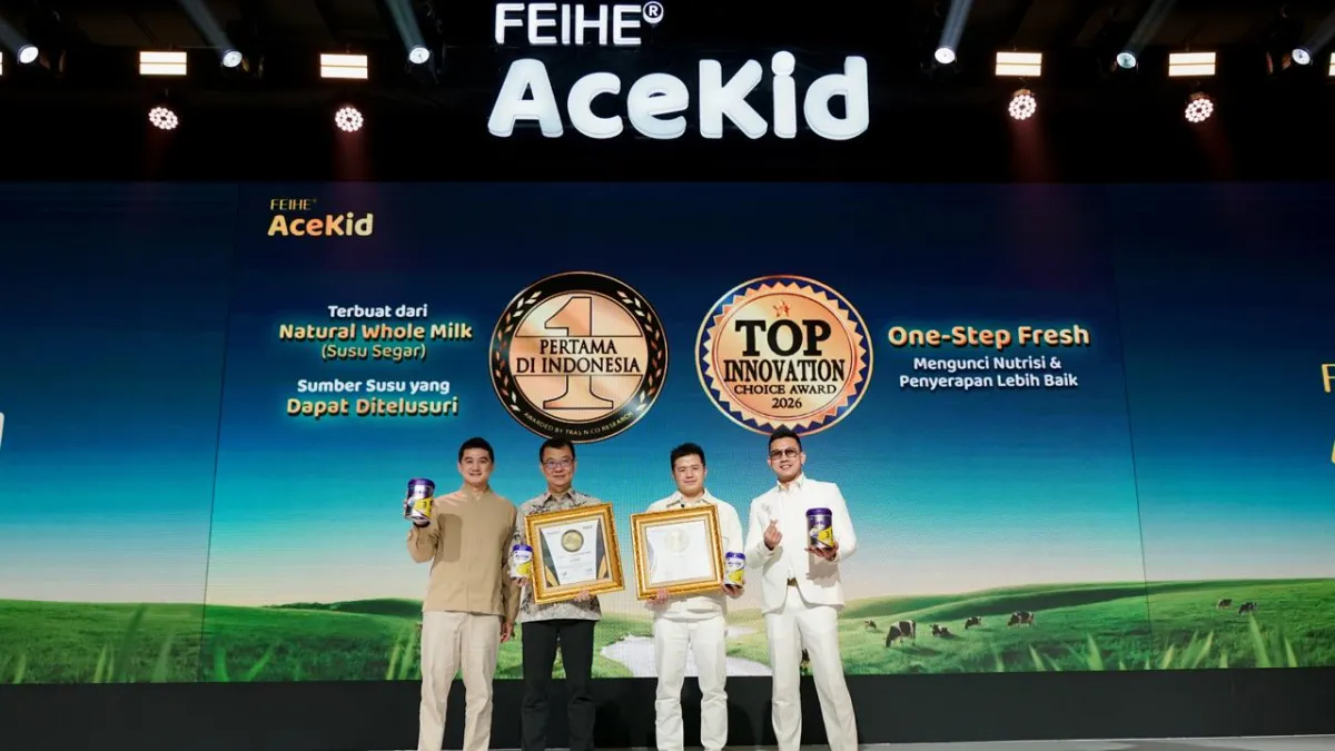 AceKid Masuk Pasar Indonesia, Usung Transparansi Komposisi dan Bahan Baku Nutrisi Anak