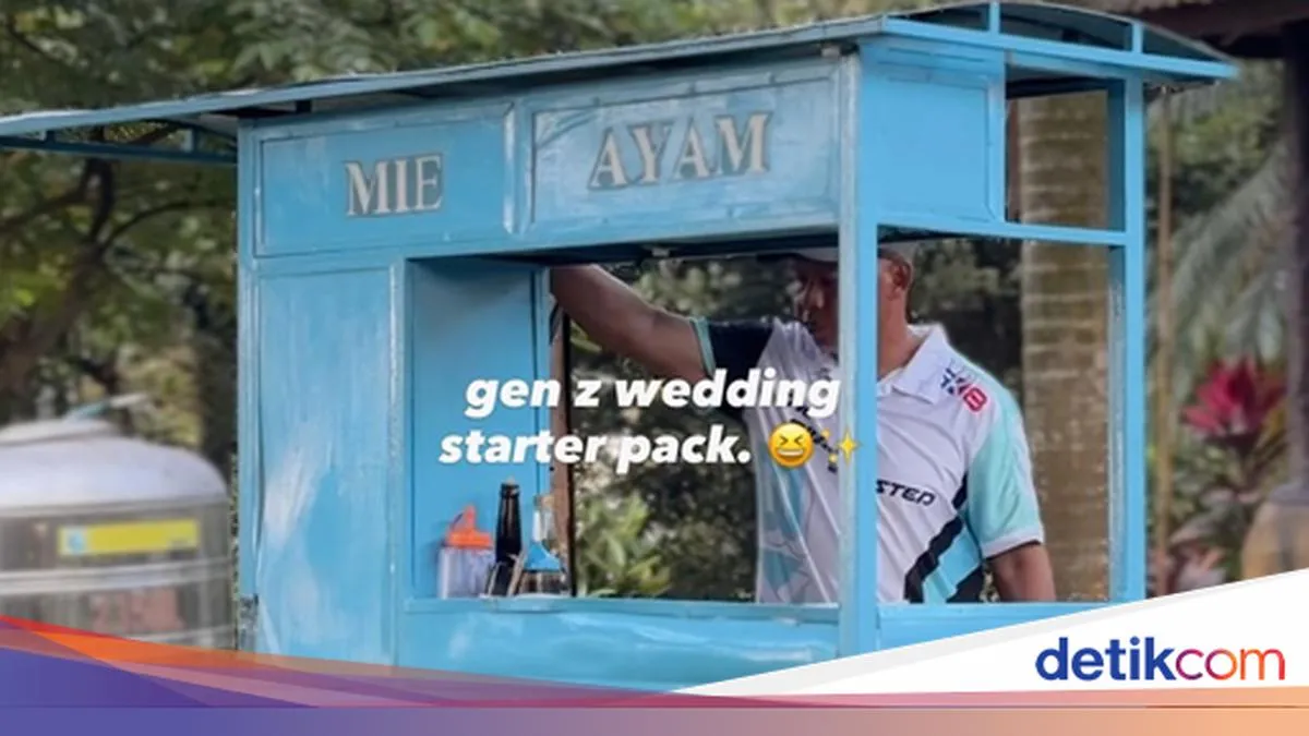 Viral ‘Starter Pack’ Pernikahan Gen Z: Resepsi Outdoor Hadirkan Stan Kopi, Dimsum, hingga Gerobak Mie Ayam