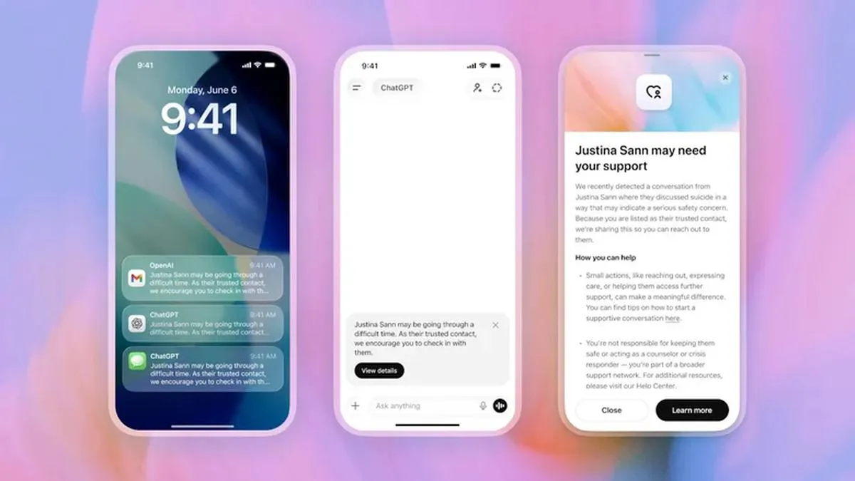 OpenAI Rilis Fitur “Trusted Contact” di ChatGPT untuk Situasi Krisis Bunuh Diri