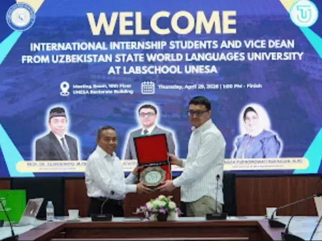 Labschool Unesa Perkuat Kerja Sama dengan Universitas Bahasa di Uzbekistan, Buka Magang dan Beasiswa