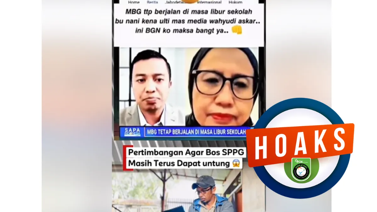 Cek Fakta: Klaim Program Makan Bergizi Gratis Tetap Berjalan Selama Libur Sekolah Juni–Juli 2026 Disebut Hoaks