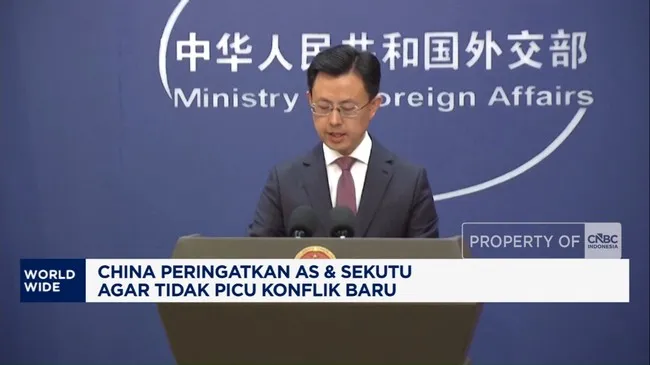 China Peringatkan AS dan Sekutu agar Tidak Memicu Konflik Baru