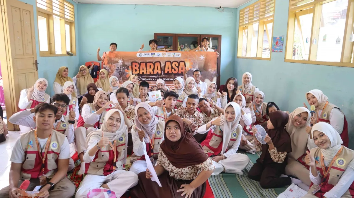 BEM FKM Unair Gelar Bara Asa 2026 di SLB Aditama Surabaya, Kenalkan Gizi Seimbang dan Cuci Tangan