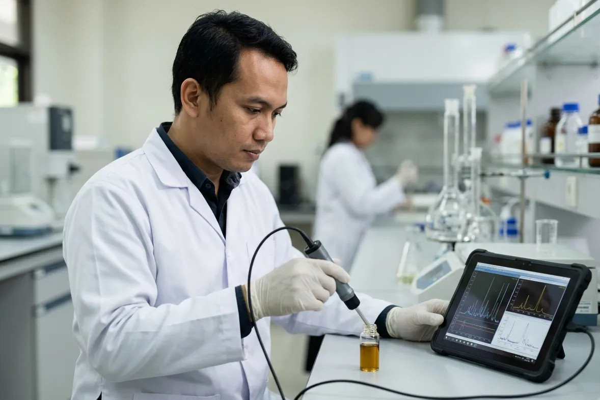 Peneliti ITB Kembangkan Deteksi Kontaminan Minyak Sawit dengan Spektroskopi Raman dan Kemometri