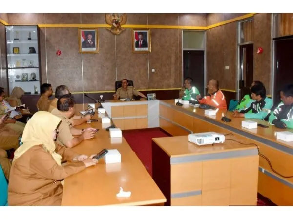 Sekda Sukabumi Terima Audiensi Komunitas Ojol Palabuhanratu, Bahas Dukungan Aplikasi dan Keselamatan Pelajar