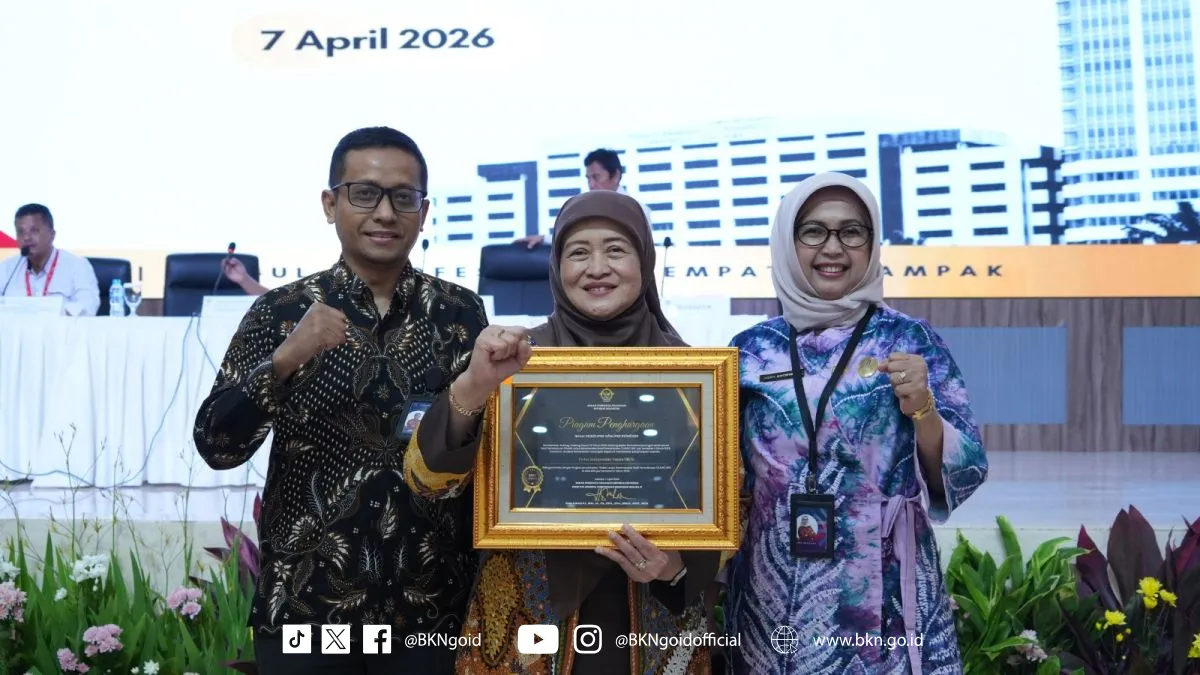 Tindak Lanjut Rekomendasi Pemeriksaan BPK Capai 97,5 Persen, BKN Terima Penghargaan