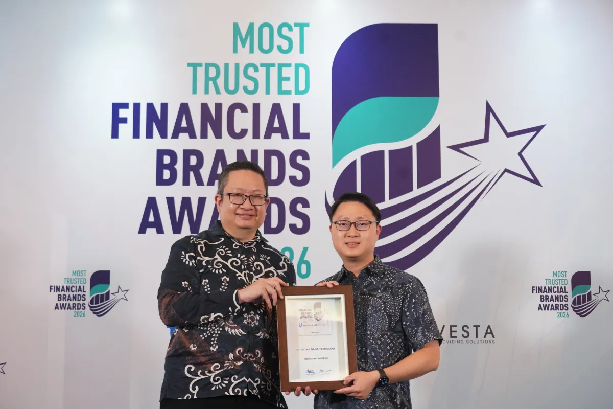 Indodana Fintech Raih Penghargaan Digital Lending Terpercaya di Most Trusted Financial Brand Awards 2026