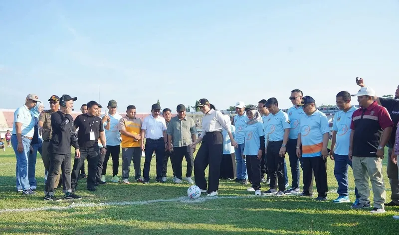 Tiga Agenda Akhir Pekan Pemkab Dharmasraya Ramai Pengunjung di Sport Center Koto Padang