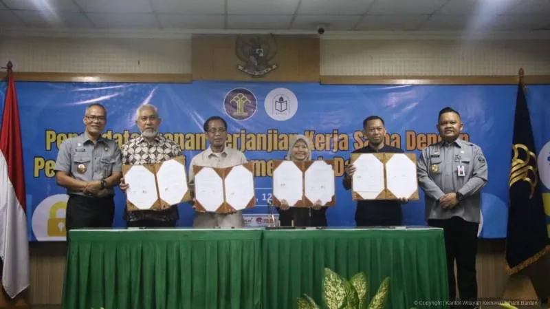Kemenkum Banten Teken PKS Serentak dengan 51 Perguruan Tinggi untuk Perkuat Perlindungan Kekayaan Intelektual