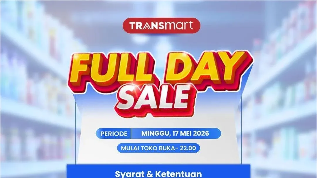 Transmart Gelar Full Day Sale 17 Mei 2026, Ada Diskon Tambahan 20% untuk Pemegang Kartu Tertentu