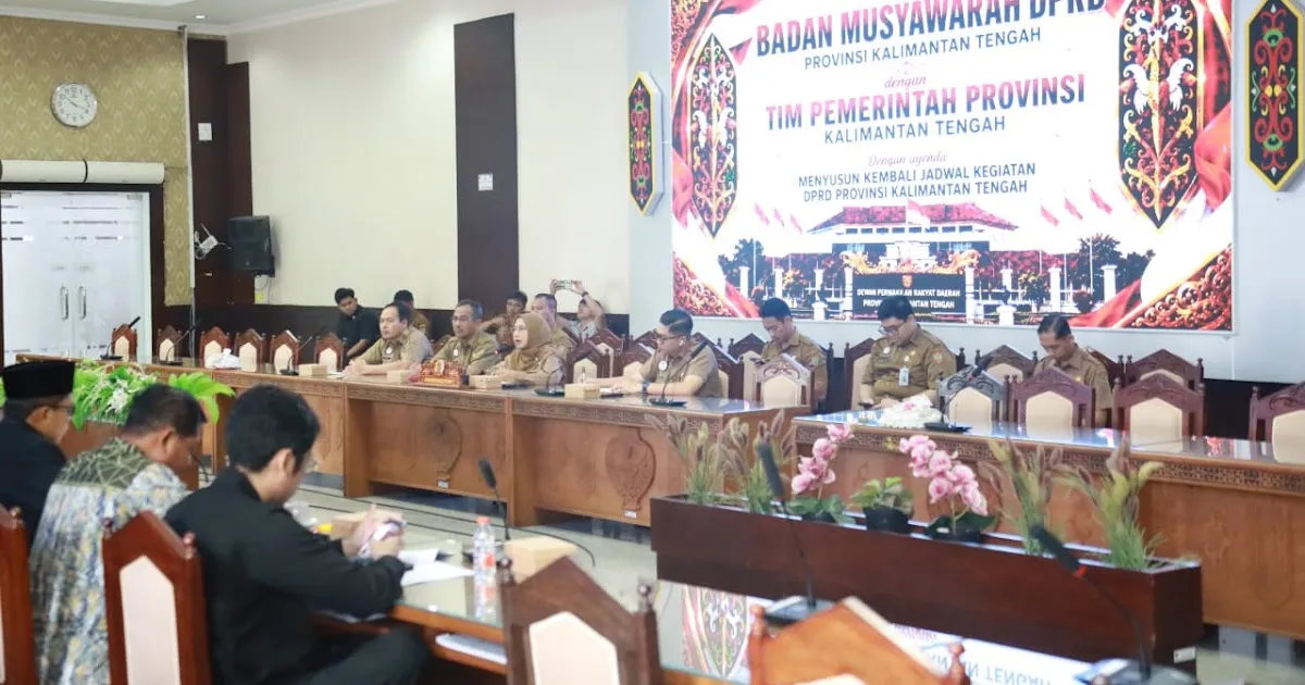 Banmus DPRD Kalteng Susun Ulang Jadwal Masa Persidangan III 2026 hingga Juli, Pemprov Beri Masukan Penyelarasan