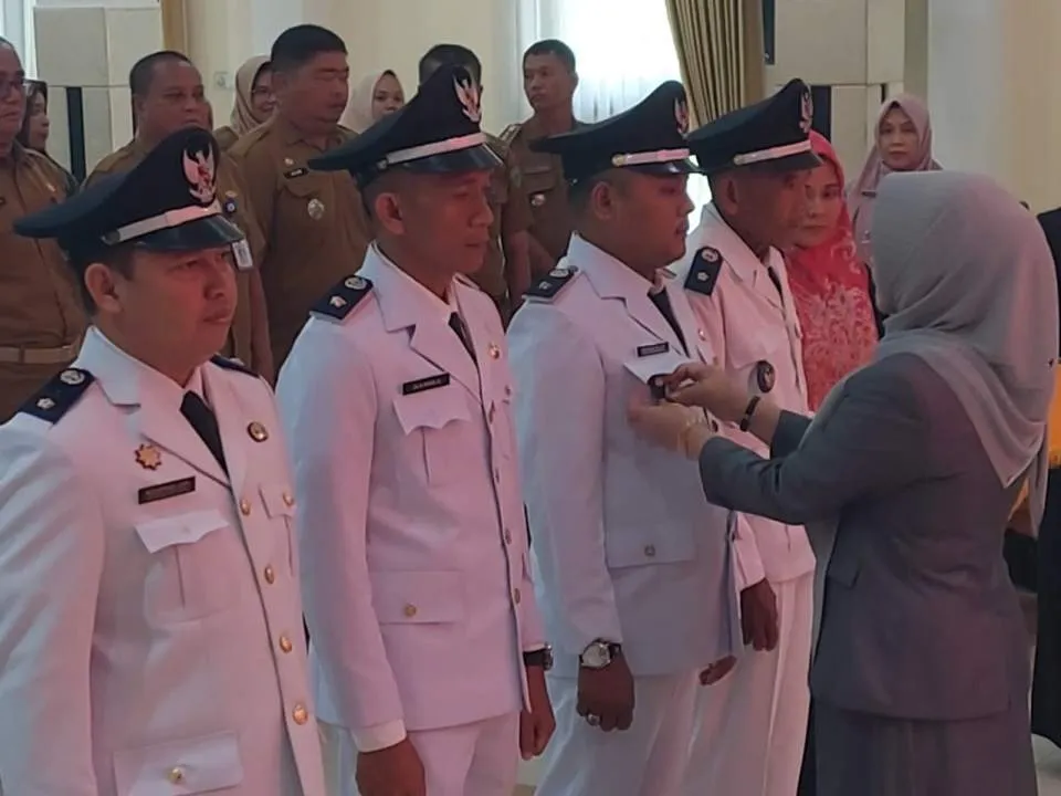 Empat Kepala Kampung PAW di Berau Dilantik, Bupati Tekankan Transparansi dan Kolaborasi