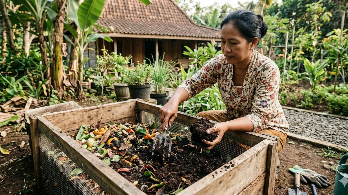 Panduan Mengolah Sampah Dapur Jadi Pupuk Tanpa Bau di Rumah