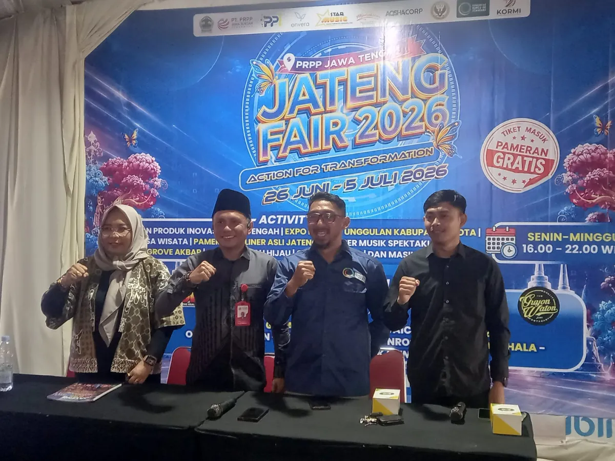 Jateng Fair 2026 Digelar 26 Juni–5 Juli di PRPP, Hadirkan Wahana Keluarga hingga Konser Musik