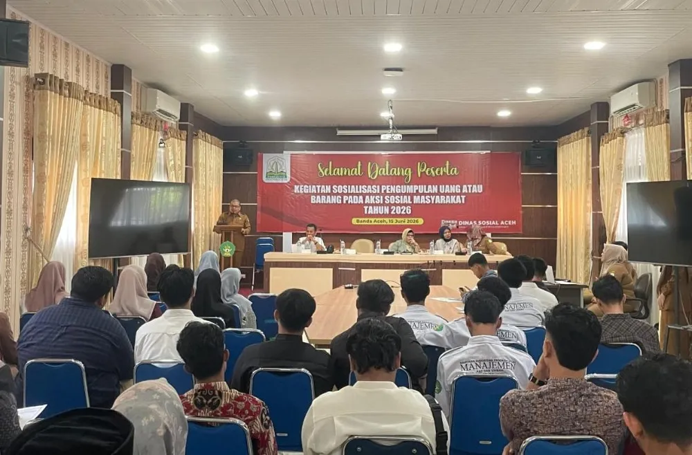 Kadinsos Aceh Buka Sosialisasi PUB untuk Perkuat Transparansi Aksi Sosial Masyarakat