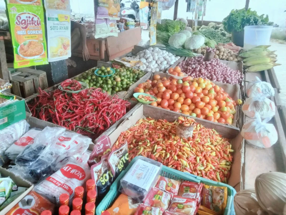 Menjelang Idulfitri 1447 H, Harga Bumbu Dapur di Pasar Kota Maba Masih Tinggi