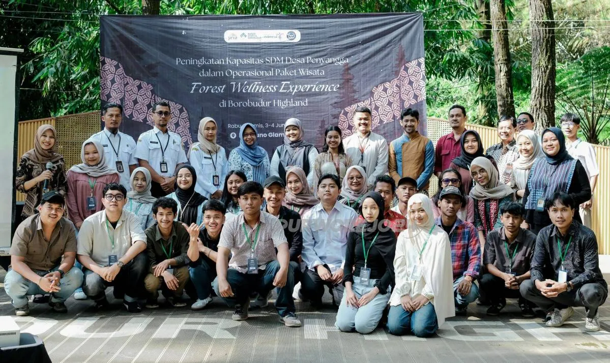 BPOB Latih SDM Desa Penyangga untuk Operasional Paket Wisata Forest Wellness Experience di Borobudur Highland