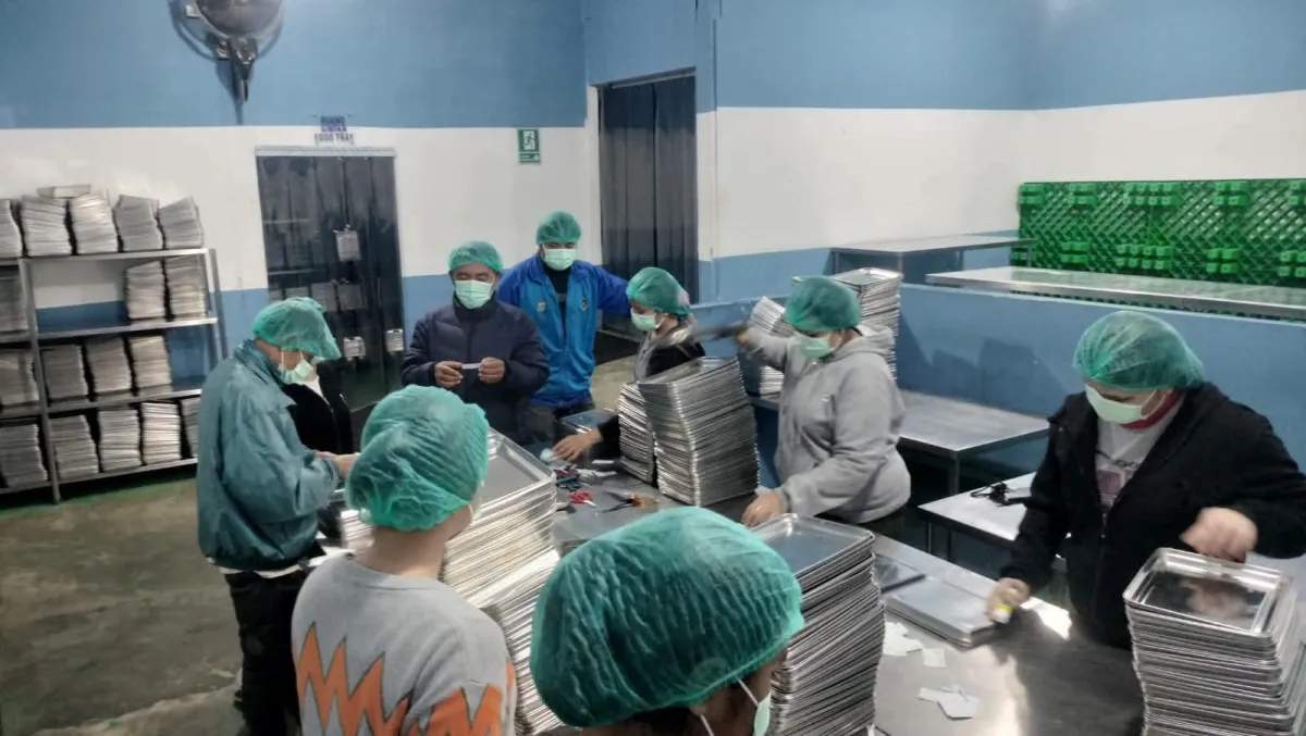 Polsek Barusjahe Periksa Dapur MBG di Desa Barusjahe, Tekankan Kepatuhan SOP