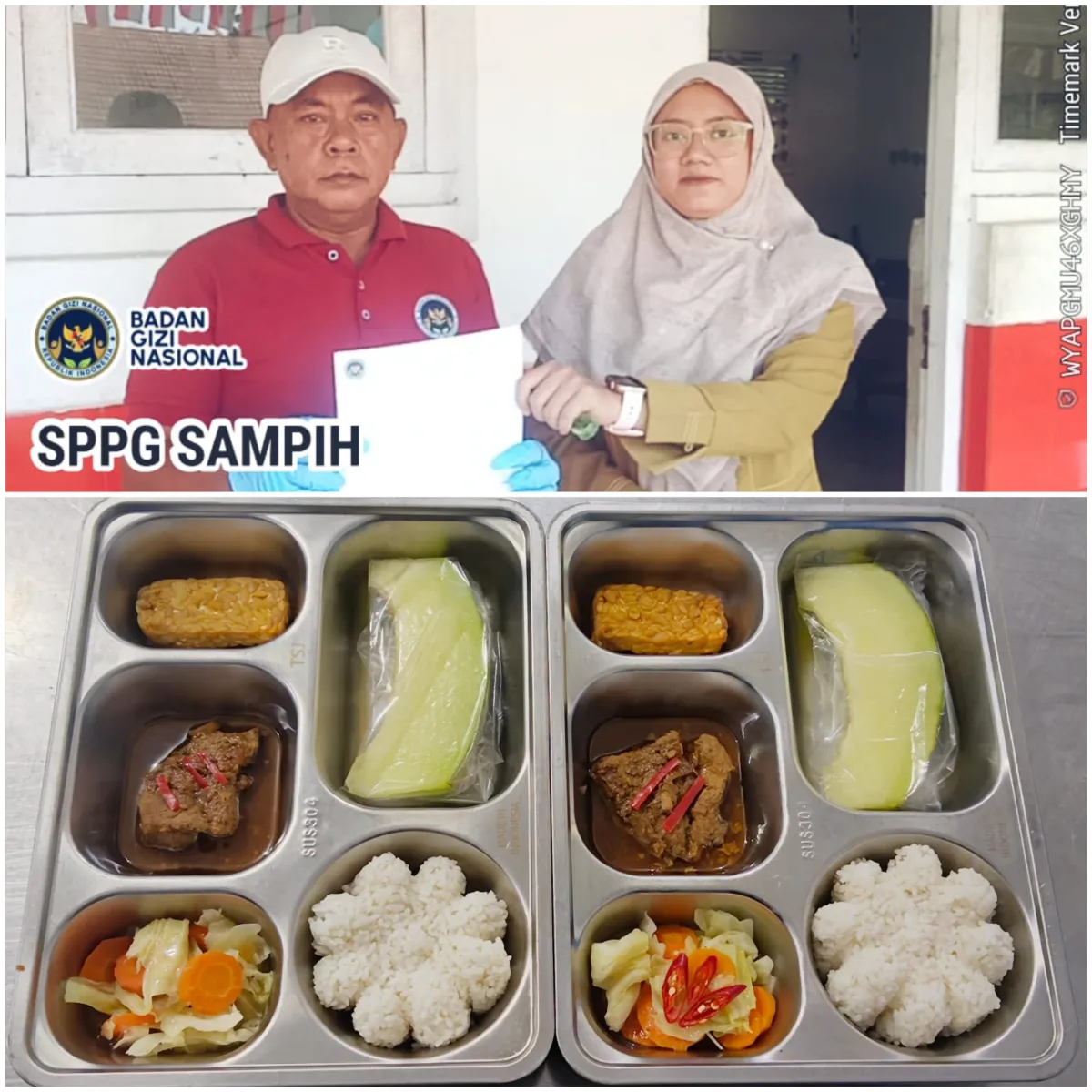 SPPG Sampih Salurkan 3.072 Paket Makan Bergizi Gratis ke Empat Desa di Susukanlebak