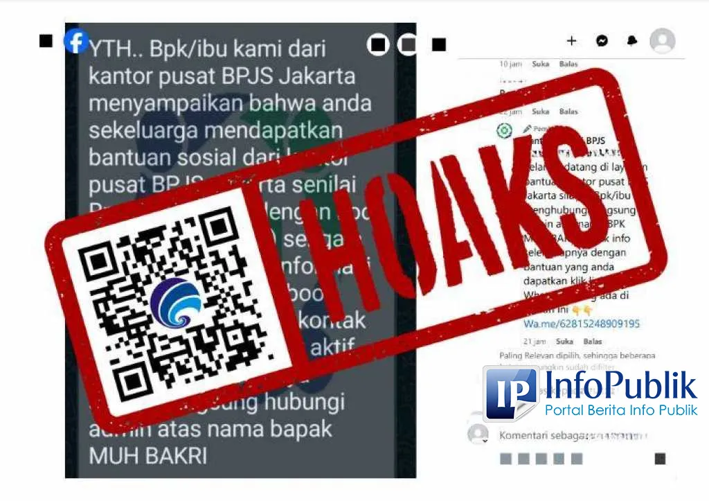 Cek Fakta: Klaim Kantor Pusat BPJS Jakarta Beri Bantuan Sosial Rp257 Juta Disebut Hoaks